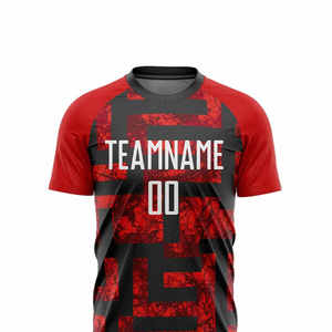Ensemble d'uniformes de football personnalisés, légers et respirants, maillot de football en polyester, sublimation, nom, numéro et logo personnalisés pour les matchs - Product Image 4