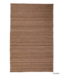 Tapis rectangulaire moderne Star Hometex pour animaux de compagnie, couleur unie, tissage plat, antidérapant, fait main, à poils ras, pour salon et extérieur - Product Image 2