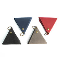 OEM Usine DirectTriangulaire Pliant Porte-clés en Cuir Accessoire Cadeau Boîte de Son pour Logo Personnalisé Coffret Cadeau d'Entreprise Vente en Gros