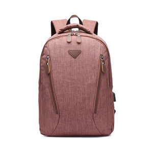 Mochila Casual Unisex de Tela Oxford, 20-37L, Cierre de Cremallera Resistente, Uso Diario, Color Gris - Product Image 3