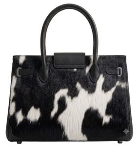 Sacs en cuir de vachette, sac à main en fourrure, sac à bandoulière de style western - Product Image 2
