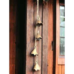 Hot Sale Traditional Handmade Iron <b>Cow</b> <b>Bell</b> with Antique Brown Finish for Rustic Home and Garden Decoration Use for Export Sale - Product Image 4