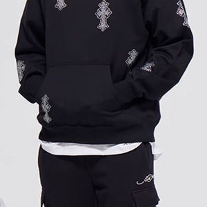 Sweat à capuche personnalisé pour homme, veste de sport tendance, jogging hip-hop, sweats à capuche vintage années 90, streetwear - Product Image 2
