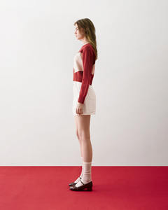 กางเกงยีนส์ขาสั้นทรงตรงเอวกลางสำหรับผู้หญิง สไตล์ลำลอง ล้างสีแบบฟอก ผ้าถัก แต่งเชือกผูกเอว ขนาดสั่งทำได้ ลายฮิต ทันสมัย - Product Image 5