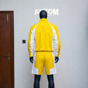 Conjunto de verano personalizado de cortavientos y sudadera con capucha para hombre, chándal personalizable al por mayor para mujer, conjuntos cortos para hombre, ropa de entrenamiento. - Product Image 4