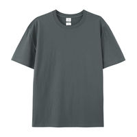 T-shirts unisexes de haute qualité en denim 100% coton, logo personnalisé, épais et lourds, pour hommes et femmes