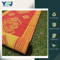 Tapis d'extérieur de haute qualité en polypropylène 100 %, fabriqués en Thaïlande, faciles à nettoyer, extra longs, pour la vente en gros