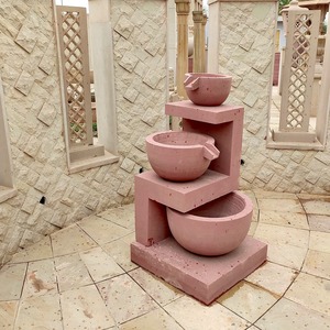 Dalles et carreaux en pierre naturelle de qualité supérieure, pierre rouge d'Agra, durables, pour une architecture de style patrimonial - Product Image 6