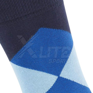 Chaussettes de football athlétiques pour adultes avec revers côtelés, coussinets de maintien pour le pied, en Spandex/Polyester de haute qualité pour l'entraînement et les sports - Product Image 6