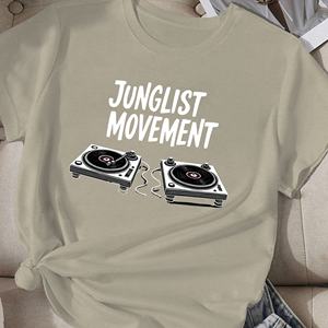 Young list Junglist Movement avec platines t-shirt comfit femme - Product Image 2