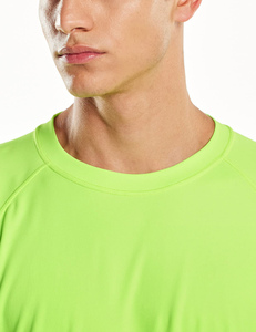 T-shirt de bain pour homme en polyester et élasthanne, séchage rapide, protection UV, extensible, anti-UV, léger, coupe ajustée, style streetwear - Product Image 5