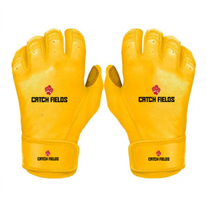 Guantes de Bateo de Béisbol para Adultos de Cuero de Primera Calidad, Antideslizantes, Diseño de Protección Completa para las Manos, Guante de Entrenamiento Profesional - Product Image 1
