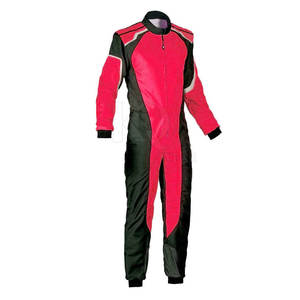 Combinaison de course automobile de qualité supérieure pour hommes, manches longues, polyester/nylon, respirante, légère, pour karting et utilisation sur piste - Product Image 3
