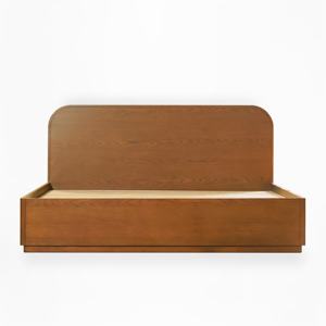 Vietnam-made Solid Acacia Wood Gas Lift Storage Bed Frame Hydraulic Lift-Up Wooden Bed for Minimalist Bedroom <b>Furniture</b> - Product Image 4