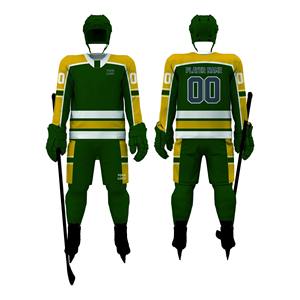 Proveedor de Uniformes de Hockey sobre Hielo de Alta Calidad, Uniforme de Equipo de Hockey Transpirable de Malla, MOQ al por Mayor - Product Image 1