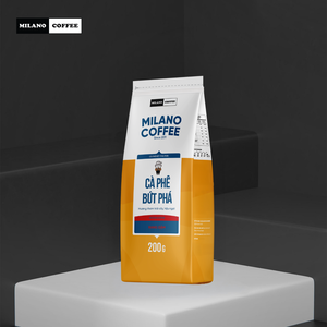 กาแฟเวียดนามเอ็กเซลซาบดิบบด 200 กรัม มิลาโน ดาร์กโรสต์ รสขม กลิ่นเนยเกลือ ผสมผสานรสชาติแปลกใหม่ ขายส่ง รับผลิตแบรนด์ส่วนตัว - Product Image 1