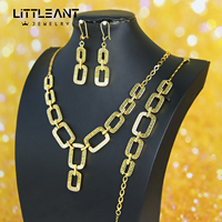 Parures de bijoux traditionnelles arabes plaquées or 24 carats, design creux vintage, en laiton, pour mariée, parures de bijoux lourdes pour mariage et fête, vente en gros