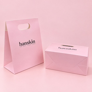 Bolsa de Compras de Papel Morado de Lujo Personalizada con Asa Troquelada, Hecha en Fábrica en Vietnam - Product Image 2