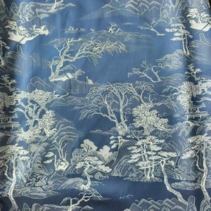 Tissu Jacquard Cationique Extensible Quadridirectionnel 120 GSM à Motif <span class=keywords><strong>Peinture</strong></span> Paysagère Personnalisé en Usine pour Robes et Blouses – Vente en Gros <span class=keywords><strong>de</strong></span> Qualité Supérieure - Product Image 1