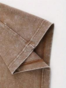 Haute Qualité 2026 Meilleures Ventes Rétro Vintage Lavage à l'Acide Effet Délavé Doux pour Usage Quotidien Fournisseur Direct d'Usine du Bangladesh - Product Image 2