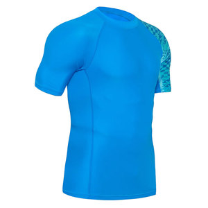 New <b>Design</b> Lightweight Soft Breathable Slim Fit Comfortable High Professional Short Sleeve <b>Custom</b> Logo Men <b>Compression</b> <b>Shirt</b> - Product Image 1