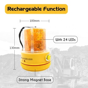 [Pratique-Âge]-Rechargeable LED Balise Lumineuse (HT2400-025) - Product Image 2