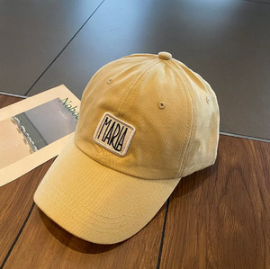 หมวกแก๊ปคุณภาพสูง ปักโลโก้ตามสั่ง ผ้าฝ้ายซักแล้ว ทรงวินเทจ ไม่เสริมโครง หมวกเบสบอลปักลาย - Product Image 1