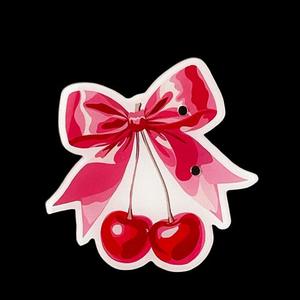 Cute Cherry Bunny Acrylic Solid Lash Tile Magnetic Eyelash Extension <b>Holder</b> Plate Eco-Friendly Custom Logo Pink <b>Bow</b> Lash Palette - Product Image 6