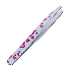 Pinzas Profesionales Hechas a Mano de 9.7cm, Acero con Alto Contenido de Carbono, Puntas Inclinadas, Ligeras y Duraderas para Dar Forma a las Cejas y Eliminar Vello Encarnado - Product Image 2