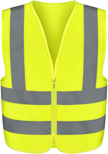 เสื้อกั๊กนิรภัยสะท้อนแสงคุณภาพสูงแบบกำหนดเองได้ ระบายอากาศ กันน้ำ มาตรฐาน ANSI Class 2 พร้อมซิป ผลิตจากโพลีเอสเตอร์ เหมาะสำหรับงานก่อสร้าง - Product Image 6