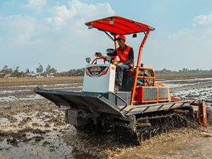 HOGICO 75VN Eficiente Turbo Rubber Crawler Tractor 70HP Nuevo motor Kubota Ahorro de combustible Farms Gearbox Cultivator Core con - Product Image 4