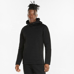 Conjunto Deportivo de 2 Piezas con Capucha Negra, Chaqueta y Pantalones Ajustados, Ropa Deportiva Personalizada, Corte Regular, Ropa de Otoño - Product Image 4