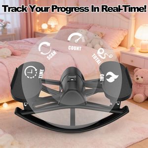 Stepper Professionale con Monitor LCD, Fasce di Resistenza per Cappotti da Donna, Tappetino Antiscivolo, Stepper Laterale Basculante per Esercizi - Product Image 4