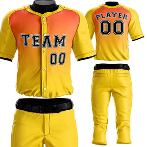 Uniformes de baseball et de softball sur mesure de haute qualité, respirants, motif 3D, nouvelle arrivée, ensembles de vêtements de sport, sublimation, unisexe, adultes - Product Image 6