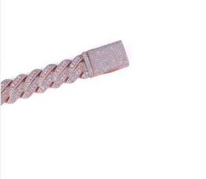 Rose Gold Plated <b>Crystal</b> Cuff <b>Bracelet</b> With Round Brilliant Cut Rhinestones Trendy Unisex Jewelry Gift - Product Image 3