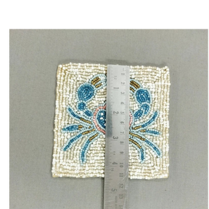 Luxury Handmade Cross Stitch Crab Coaster <b>Set</b> <b>Square</b> Embroidered Animal Design Decorative Table Mats Premium Needlework Home Dec - Product Image 6
