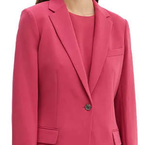 Blazer Formal de Oficina para Mujer, Corte Entallado, Cierre de un Botón, Alta Calidad, Antiarrugas, Fabricante Mayorista OEM ODM - Product Image 5