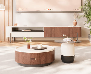Mesa de Centro Moderna y Elegante para Sala de Estar, Mueble de Lujo - Product Image 1