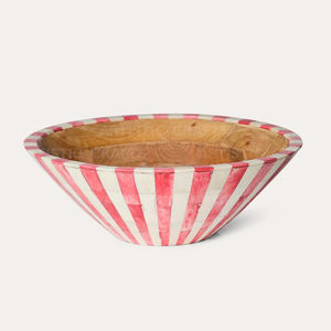 Meilleure vente bol de service en incrustation d'os Design moderne fait à la main écologique sans BPA jetable pour les fêtes soupe-bleu et blanc - Product Image 3