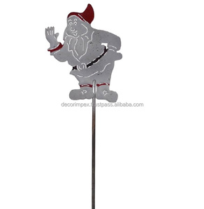 Ghost Home Garden Stake Metal Garden Decoración Flower Garden Stick Exterior e Interior Metal Decoración moderna Jardín rústico - Product Image 5