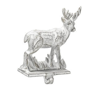 Hot Sale Wood Base Aluminium Top Christmas <b>Stocking</b> <b>Holder</b> For Hanging Decorative Use Xmas <b>Stocking</b> <b>Holder</b> With Silver Tree Top - Product Image 2