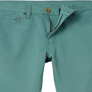 Pantalon en jean pour homme, coupe droite, slim fit, bleu foncé, style business casual - Product Image 4