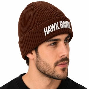 Unisex Folded Knit <b>Beanie</b> Cap Warm Winter Essential Soft Hand Feel Flexible Stretch Folded Edge Cozy Daily Wear Outdoor Style - Product Image 3