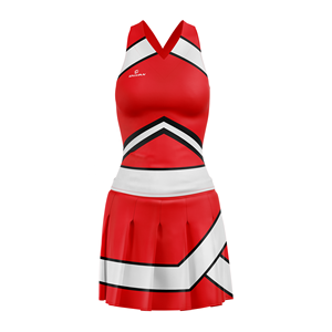 Nuevos Conjuntos de Uniformes de Porristas para Adultos, Sublimación Completa, Spandex/Poliéster, 140g, Transpirables, Antibacterianos, Personalizados para Mujer - Product Image 2