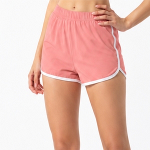 Shorts Deportivos para Mujer, Color Coral, Cómodos, Ligeros, Transpirables, Elegantes, Casuales, para Correr, Ropa Deportiva, Ajuste Moderno, 100% - Product Image 1