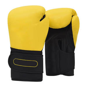 Gants de boxe d'entraînement professionnels en cuir PU écologique, personnalisables - Product Image 1
