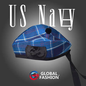 Gorro Glengarry para Piper Escocés, Hecho con Mezcla de Lana de Calidad, Accesorios Tradicionales para Gaitas de Flandes - Product Image 2