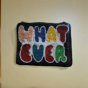 Porte-monnaie colorés faits à la main, motif récif corallien, pochette à fermeture éclair perlée, mode personnalisée - Product Image 3