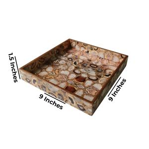 Nouveauté : Plateau de service rectangulaire en MDF émaillé imprimé, pour la maison, le thé, le café et le petit-déjeuner - Product Image 4