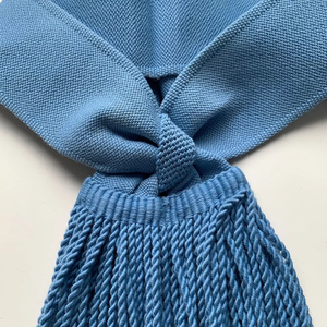 Écharpes en Soie et Coton OEM avec Pompon, Fil Personnalisé, Couleurs sur Mesure, Écharpes de Reproduction à Prix Abordable - Product Image 6